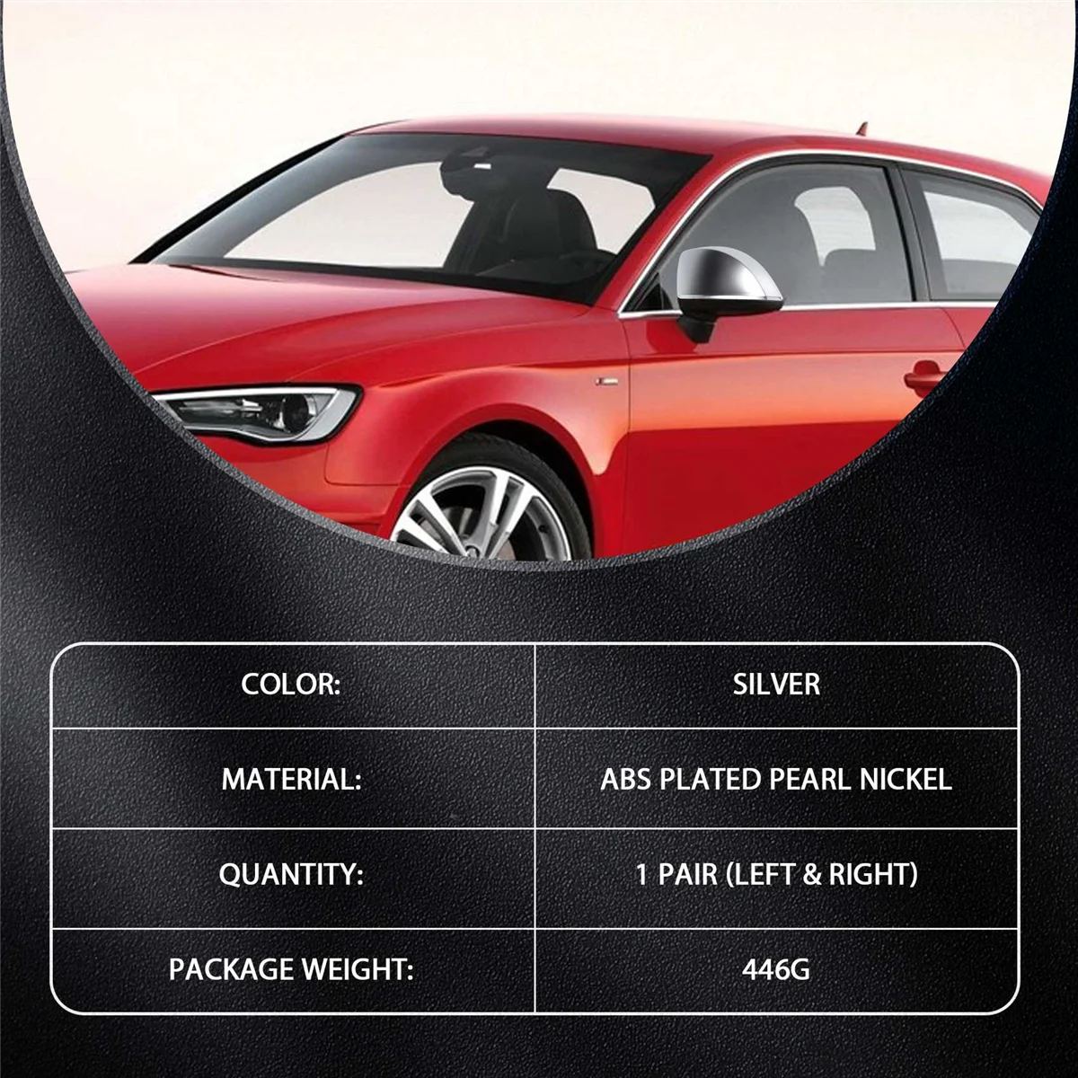 

Прочная замена крышки корпуса бокового зеркала двери для Audi A3 8V