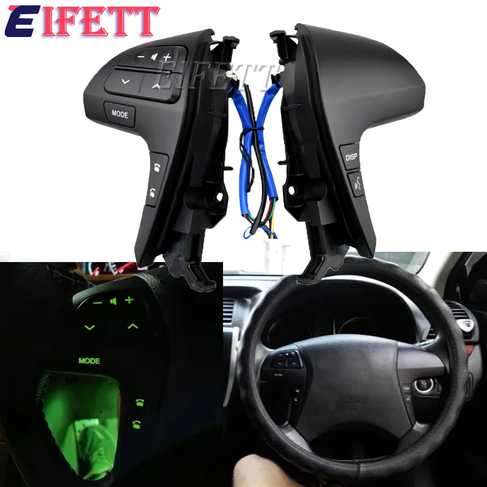 84250-06160 Auto Steering Wheel Audio Control Button Switch For TOYOTA HILUX VIGO COROLLA CAMRY HIGHLANDER INNOVA 2011 - 2016