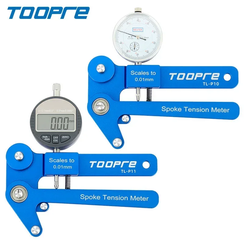 TOOPRE Bicycle Spoke Tension Meter Digital Display Rim Alignment Tool Mechanical Wheel Steel Wire Ring Adjustment Measuring