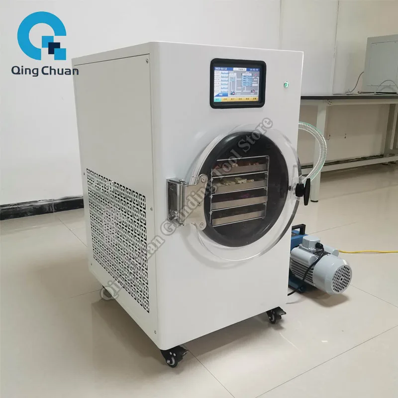 Commercial Freeze Dryer Vacuum Freeze Dryer Pet Food Fruit Small Household Freeze Dryer Dry Equipment By Sea