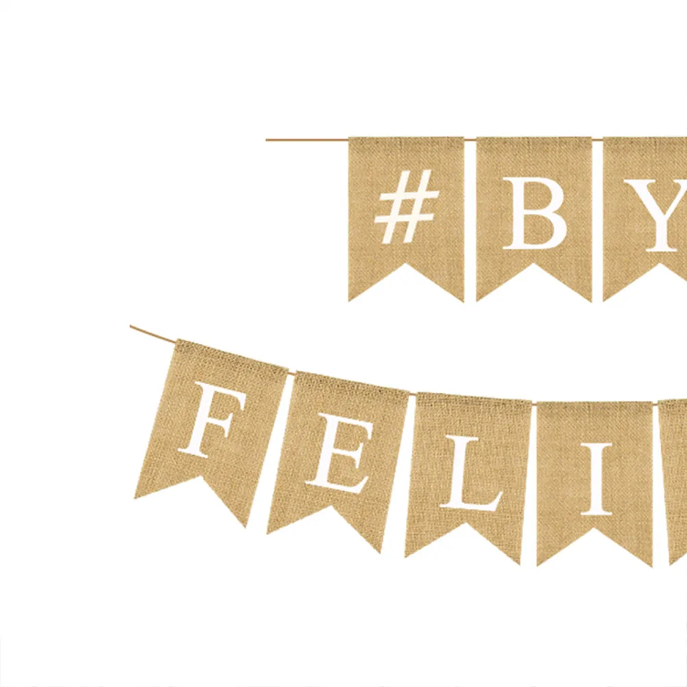 

Graduation Party Fish Tail Banner Burlap Linen Swallowtail Bunting Letter Print Prom Decor Fireplace Wall Hall Tree Background