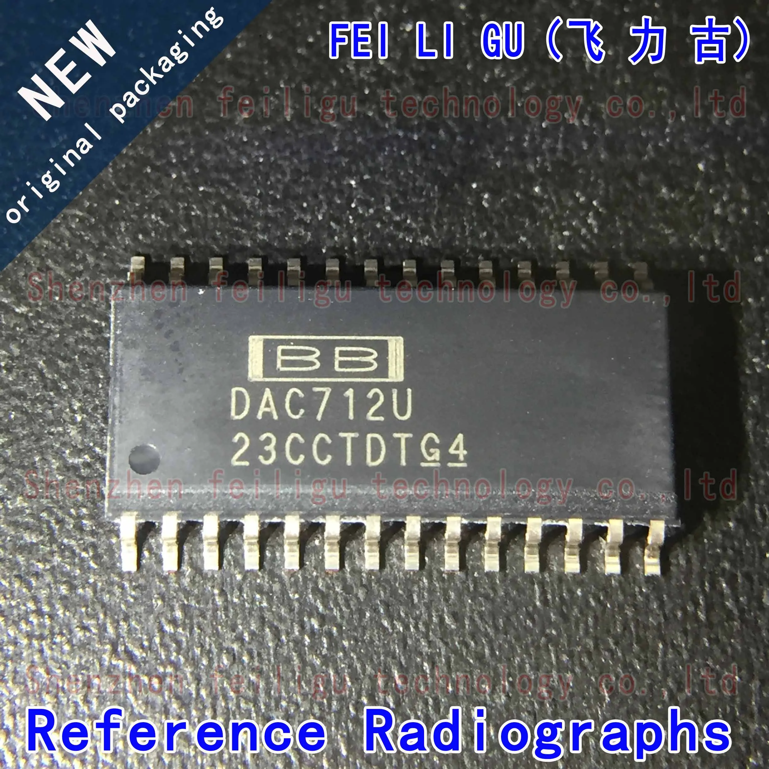 

1~10PCS 100% New Original DAC712UK DAC712U DAC712 Package:SOP28 16-bit DAC Chip
