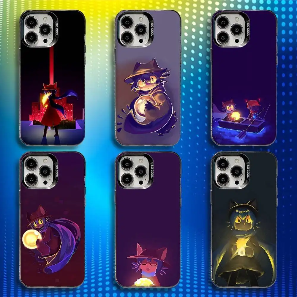 

Game O-One Shot N-Niko Phone Case For iPhone 17,16,15,14,13,12,X,8,Pro,Max,Plus,E,SE4,Air,Mini IMD Matte Black