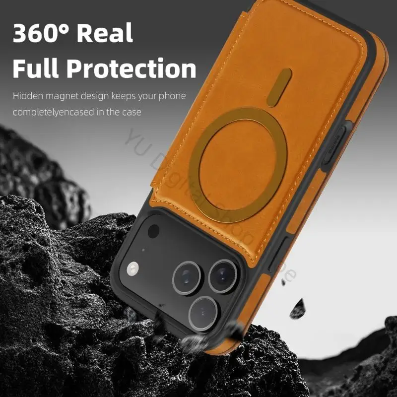 96BA Modische Flip-Wallet-Hülle aus leichtem PU-Leder für Telefon 17 – Detail 10