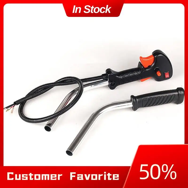 AT03 Maniglia del tubo superiore Cavo di attivazione dell'acceleratore Parti per decespugliatore in alluminio Accessorio Interruttore di controllo del decespugliatore Forniture da giardino