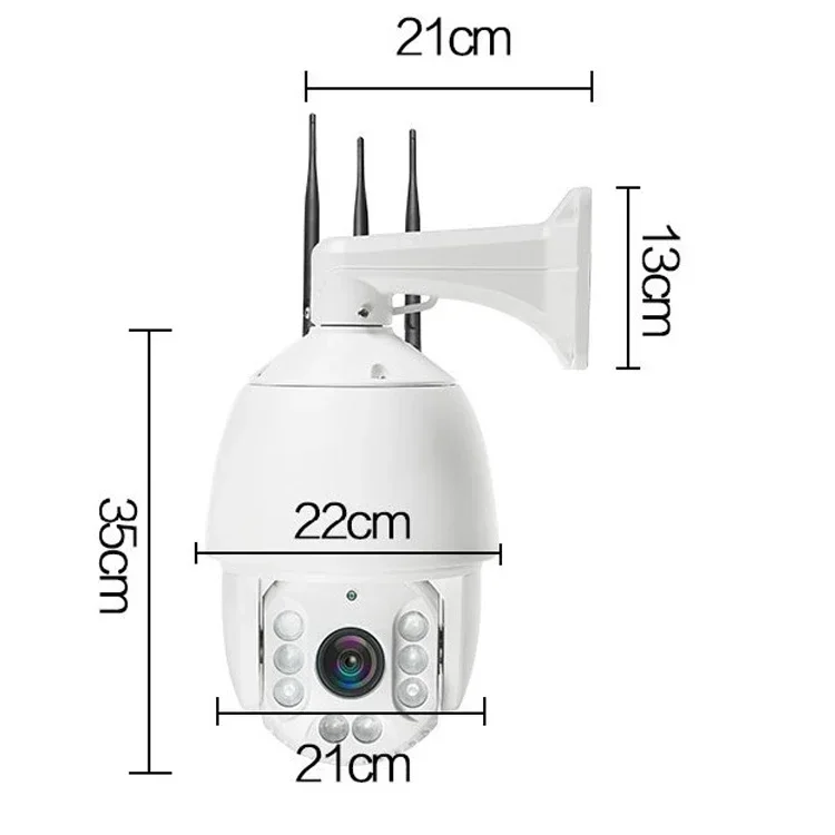 Waterproof 7 Inch Network CCTV P2P  1080P Lte/4g Cctv Wireless Ip 4G 30x Outdoor Camera Zoom Ptz Camera