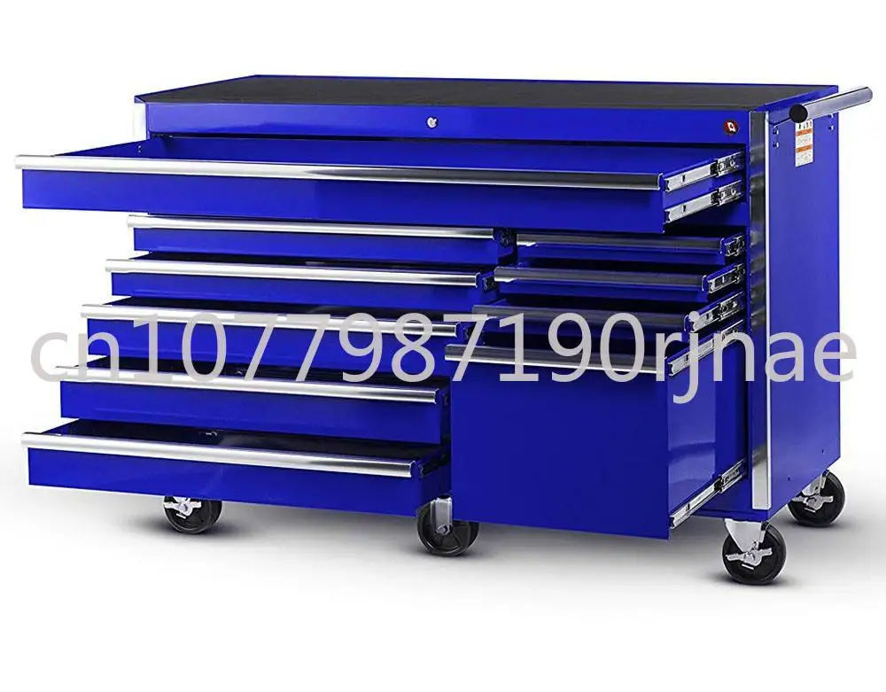 

Customized Garage Workshop Drawer Workshop Trolley with 7 Drawers Tool Cabinet with Hand Tool Set Cabinet with Stainless Steel