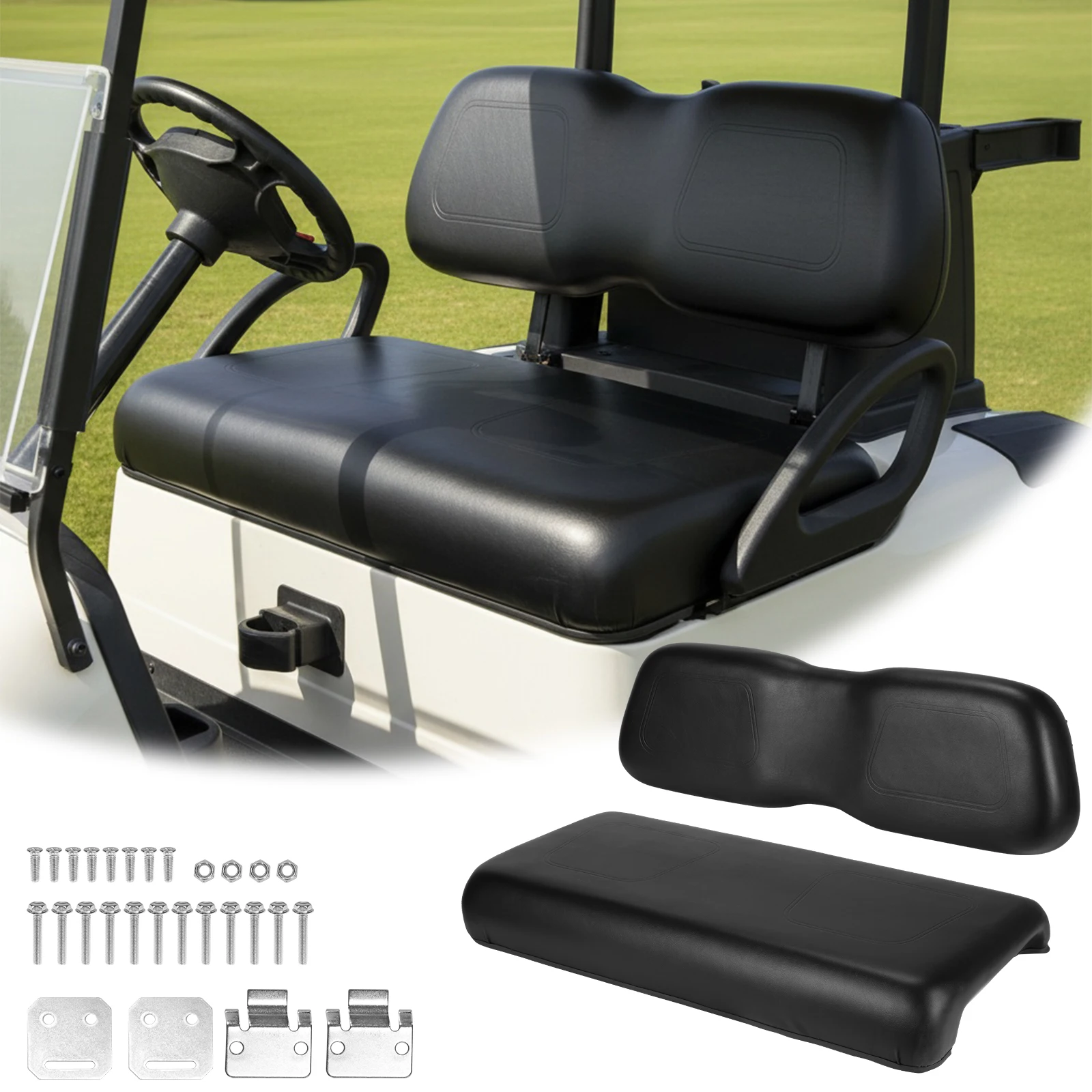 

Комплект подушек для сиденья (нижняя и верхняя) 102076601 102076602, мягкие и удобные сменные подушки для передних сидений для Club Car DS 2000.5 и новее.