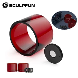 SCULPFUN-lente estándar S9, 2 cubiertas acrílicas transparentes, antiaceite y antihumo, fácil de instalar, 3 unidades