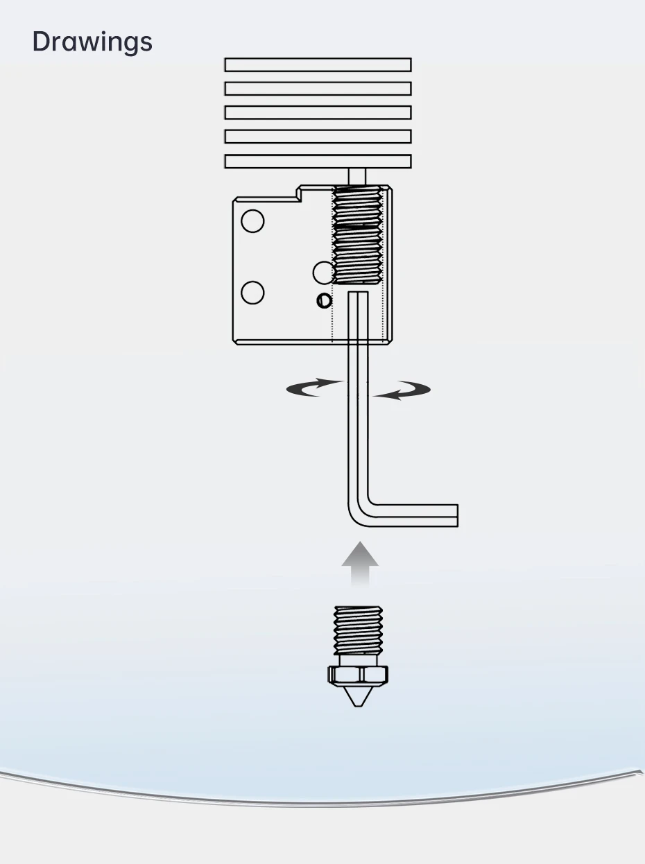 Trianglelab Hochdurchsatz-Düse Kupfer-Vulkanadapter Kompatibel mit CHC PRO CHCB-V Vulkan-Heizblock für V6-Düse – Detail 25