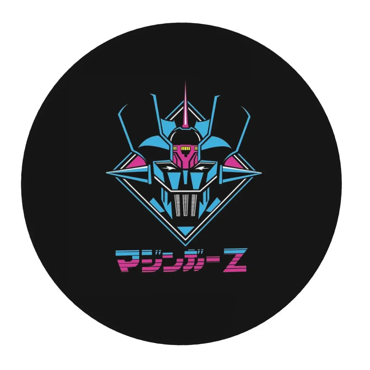 Mazinger Z Goldorak Actarus Grendizer Mask Round Mouse Pad Computer Keyboard Mouse Mat Gamer Laptop Desk Mat