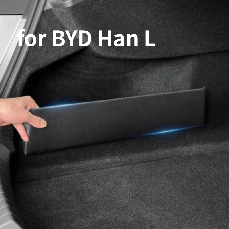 Interior Accessories For BYD Han L Dmi  EVTrunk Baffle Special Car Storage Box Interior Modification Supplies Trunk Parcel Shelf