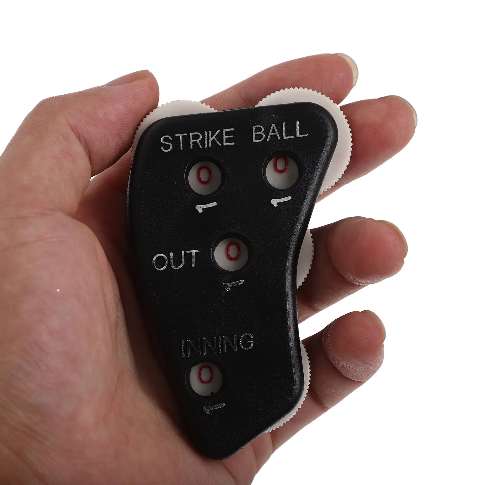 

2 Pcs Baseball Scorer Lightweight Umpire Clicker Counter Reusable Small Strike Gear Portable Practical Handheld Team