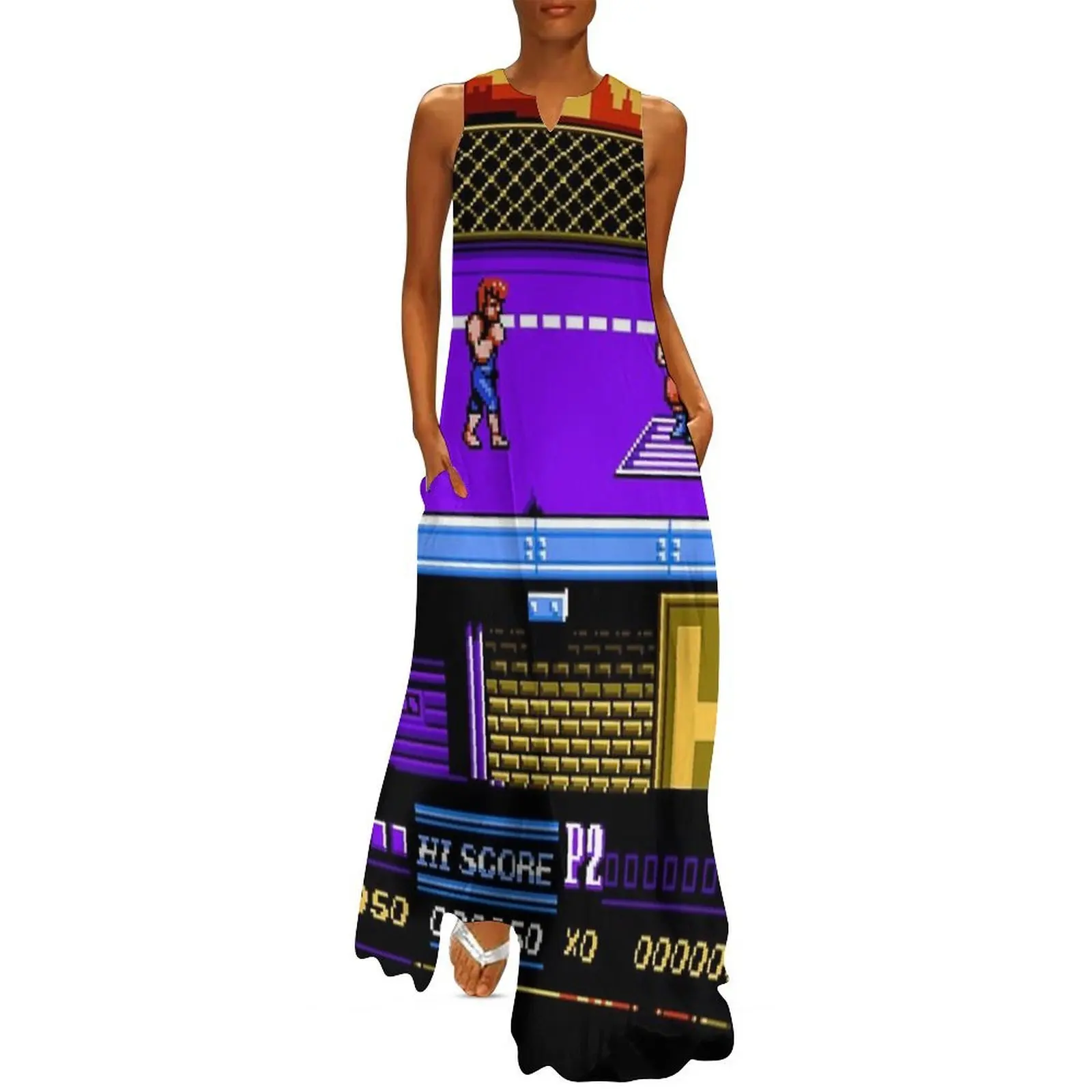

Classic Double Dragon 2 nes pixel Long Dress dress for woman dresses for woman summer dresses women 2025