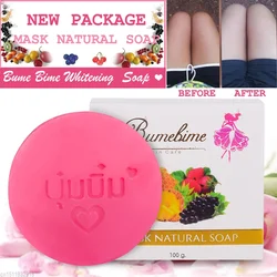 Natural Handmade Bumebime Mask, Whitening Soap, Fruits Extract, Reduce Dark Spot, White Skin, Fast Bright, Thailand