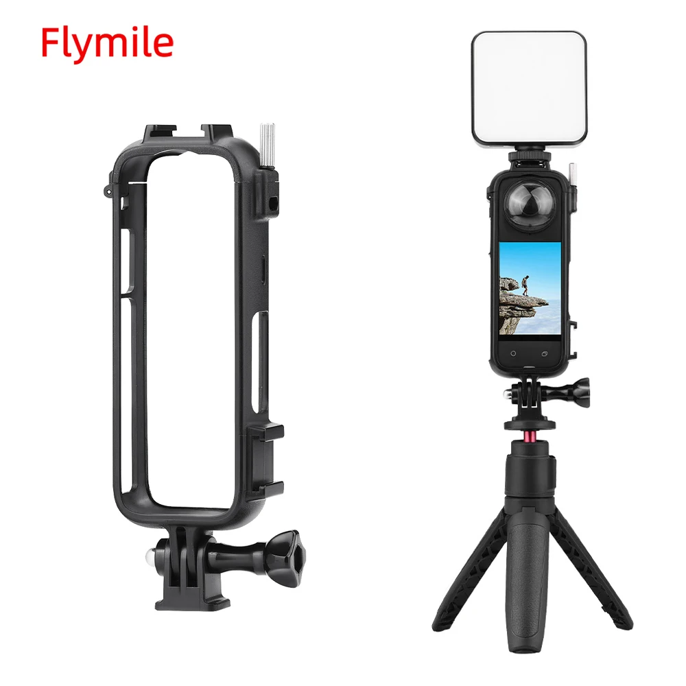 Flymys-Adaptateur pour appareil photo Insta360, étui de protection avec accessoires pour sabots froids, 6 000, 1/4