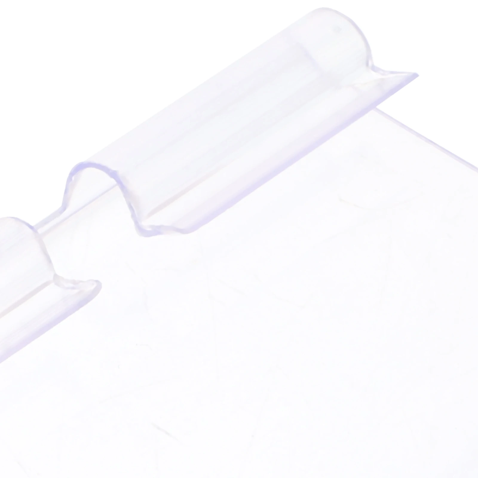 

50pcs Label Holder Transparent Plastic Sign Wear-Resistant Stable Price Tag Clip Shelf Merchandise Display Store Office