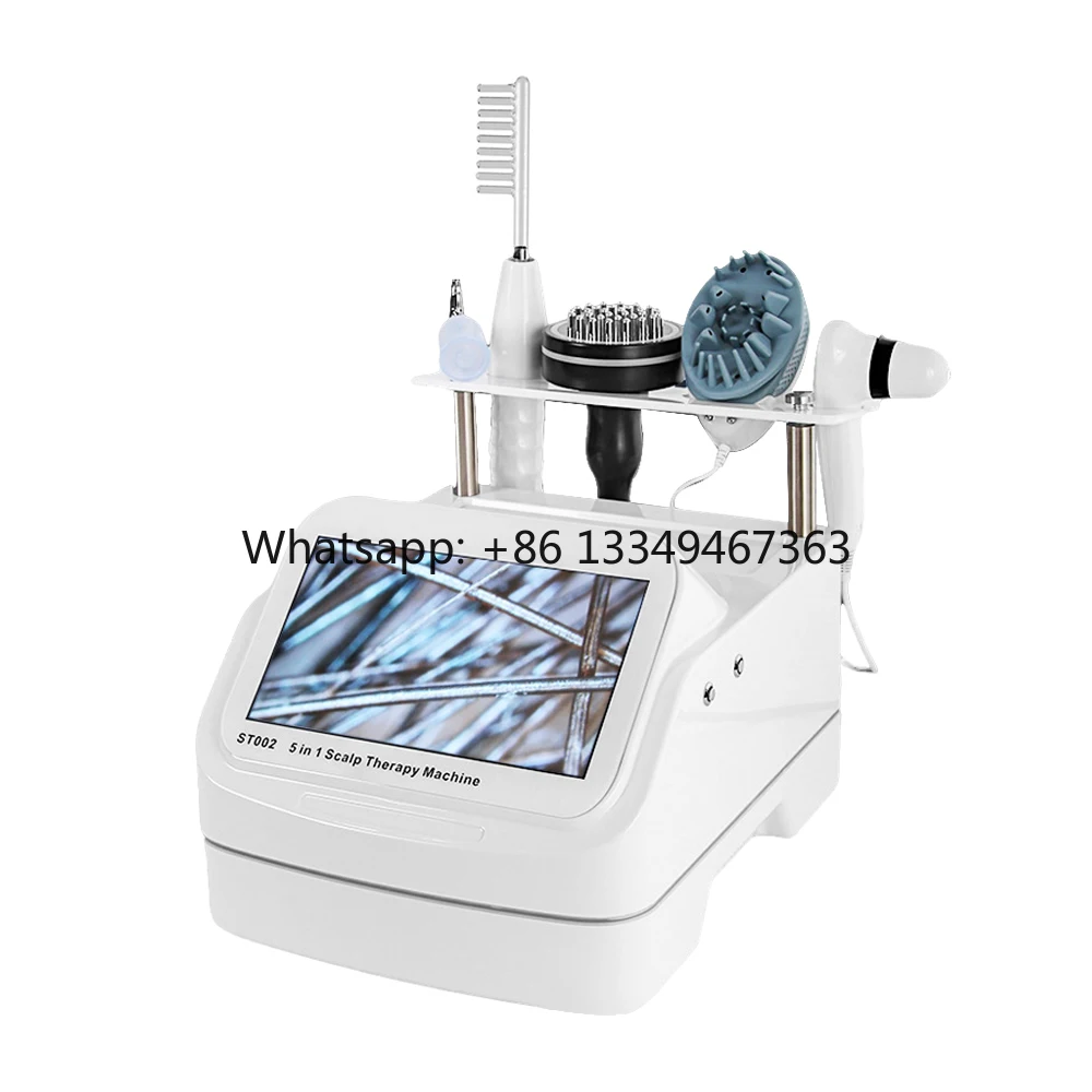 

2025 Head Massager Spa Equipment Hair Growth Device Scalp Treatment 5 in 1 AI 2 HD Detector Scalp Analysis Hair Analyzer Machine