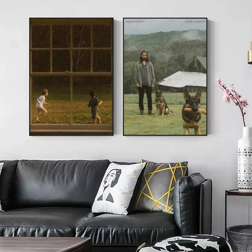 Noah K-Kahan The Great Divide Peelable Self-adhesive Poster Stickers Are Suitable For Frameless Wall Decoration In A Room