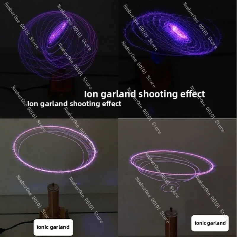 Coil Plasma Speaker Music Reactive Arc Light Ion Windmill Lighting Device Creative Technology Gift Desktop Decoration