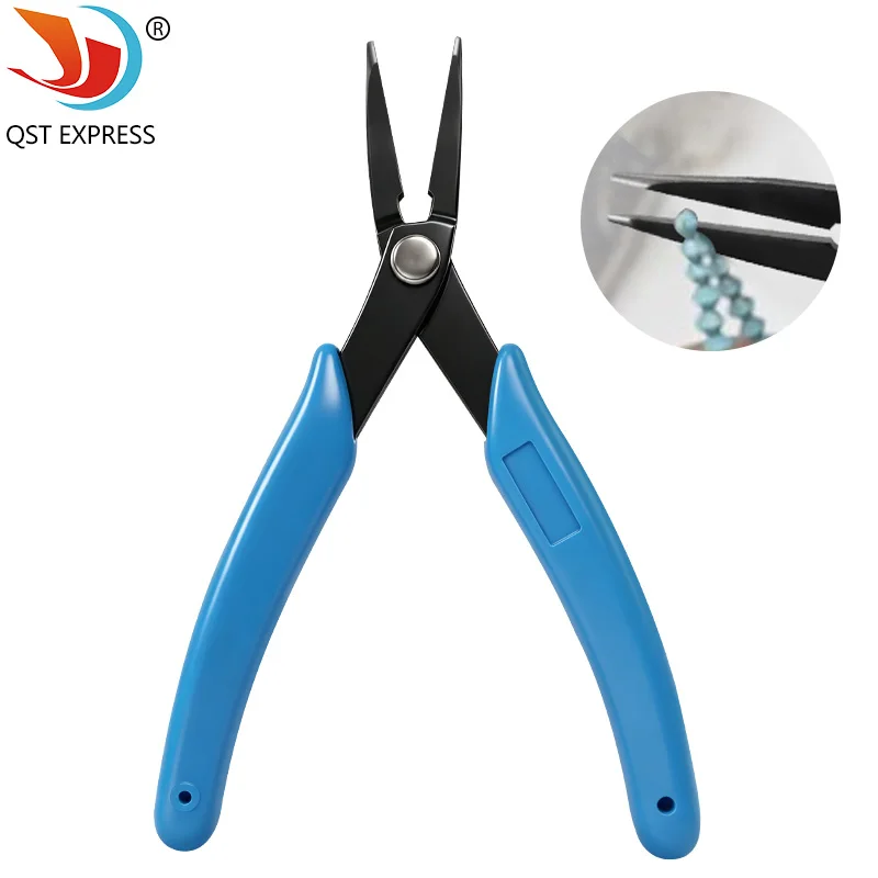 Handcrafted 5‑Inch Fine Pointed Extended Jaw Jewelry Pliers DIY Craft Tool for Stringing Winding and Filigree Making