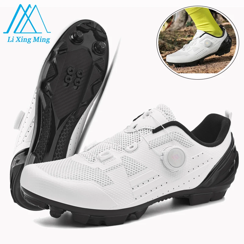 Cycling Shoes Mtb Bike Sneakers T887 New Cleat Non-slip Men Mountain Bike Shoes Women Flat Self-Locking Spd Road Bicycle Shoes