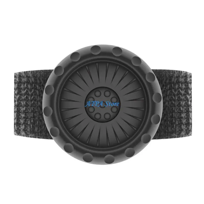 

U13C PTT Walkie Talkie Control Button with Adjustable Strap Waterproof Microphone Speaker Push-To-Talk Switches Controller