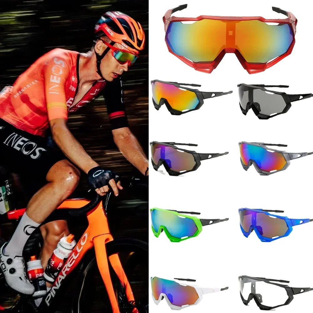 Photochromic Riding Glasses Windproof Mens Sunglasses Outdoor Sports Sun Protection Cycling Sunglasses Fishing Eyewear