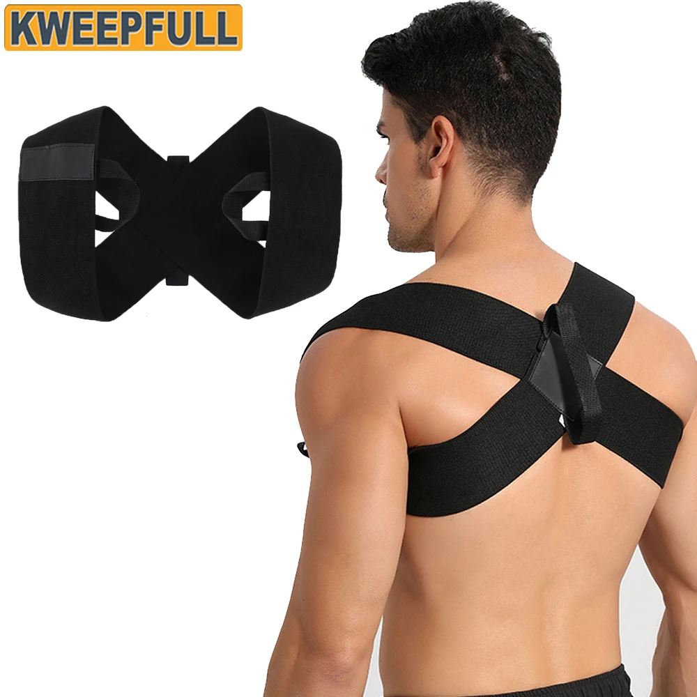 

1 шт. Корректор осанки для мужчин и женщин-бандаж для спины для облегчения боли от плохой осанки-предназначено для верхней части спины, плеч