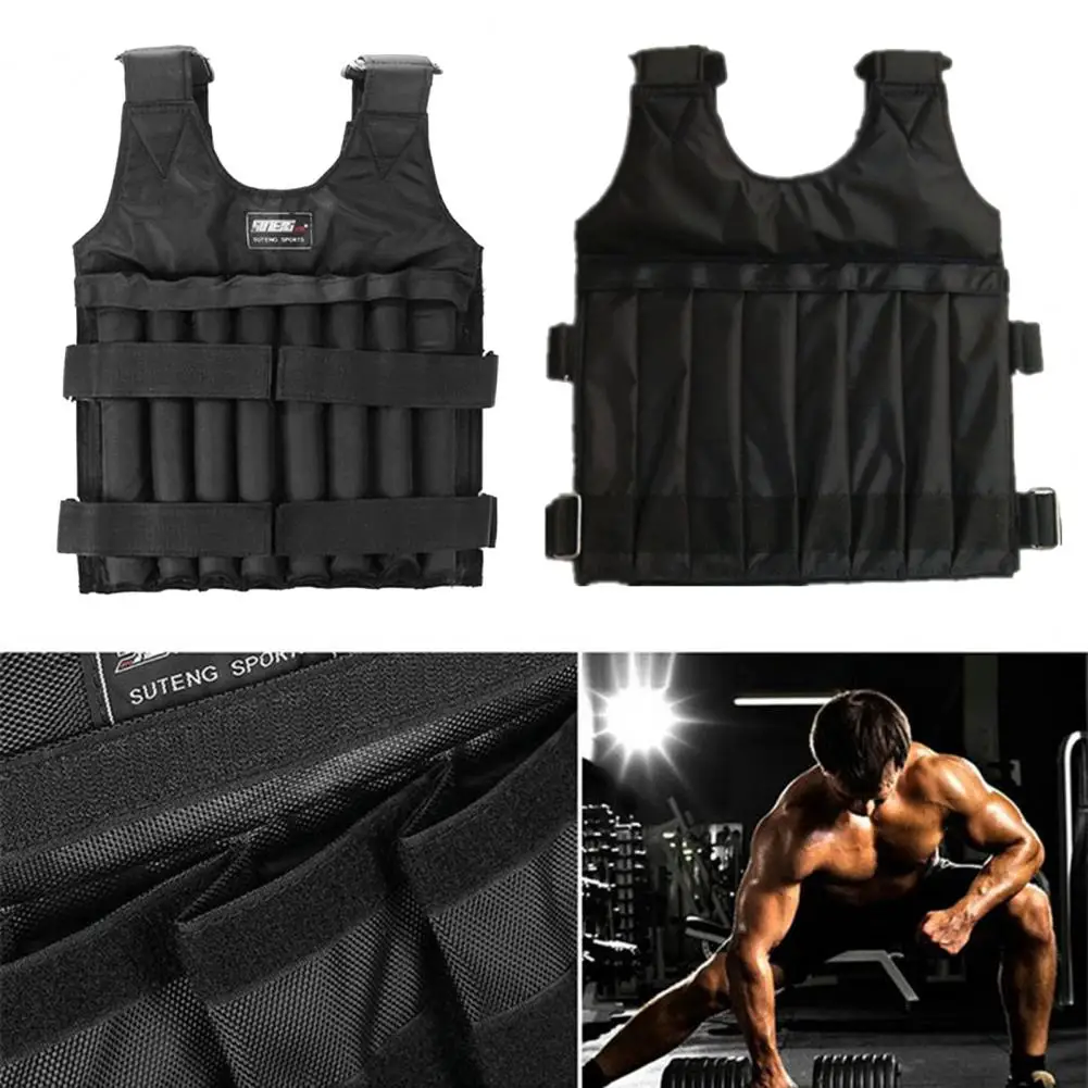 Weight Jacket Practical Boxing Training Sand Vest Fine Sewing Weight Vest  Workout Boxing Weight Vest for Training