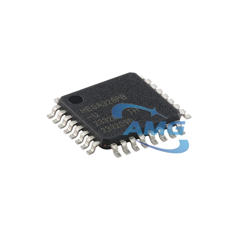 5PCS package QFP-32 ATMEGA328P-AT ATMEGA168-20A ATMEGA168PB-AU ATMEGA328PB-AU 8-bit AVR microcontroller chip