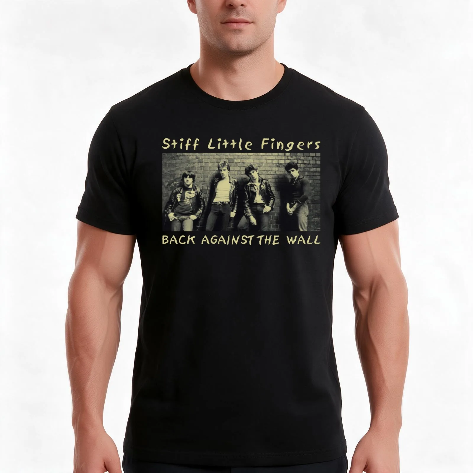 STIFF LITTLE FINGERS (10) T-Shirt, Summer Casual Cotton Tee, Oversized Streetwear Tops, Vintage Graphic Print, Unisex Men Women