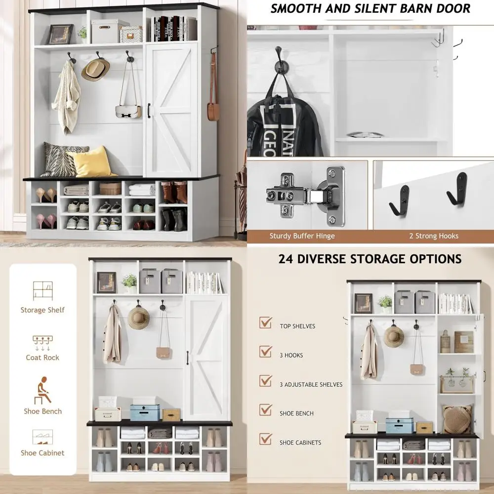 Farmhouse Mudroom H… - image