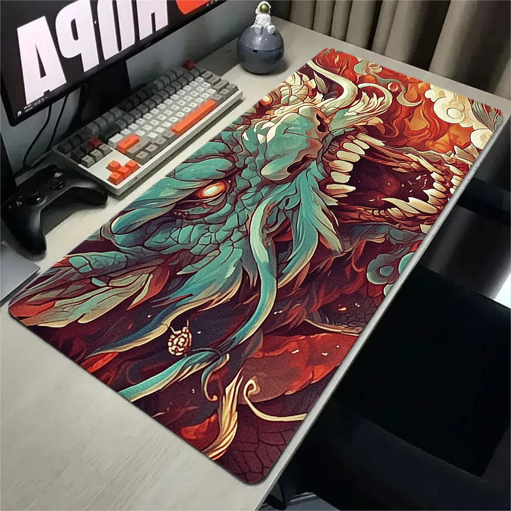 

900x400 Chinese Style Mouse Pad Computer Gaming Desk Mats PC Accessories E-sports Hotel DecorationSoft Laptop Mousepad Keyboard
