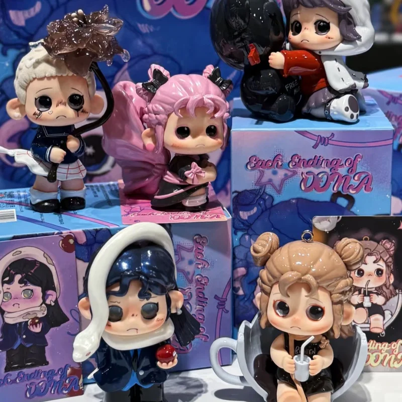 

New OONA Each Ending of Oona Series Blind Box Kawaii Desktop Home Anime Action Figure Decoration Cute Model Toys Birthday Gifts