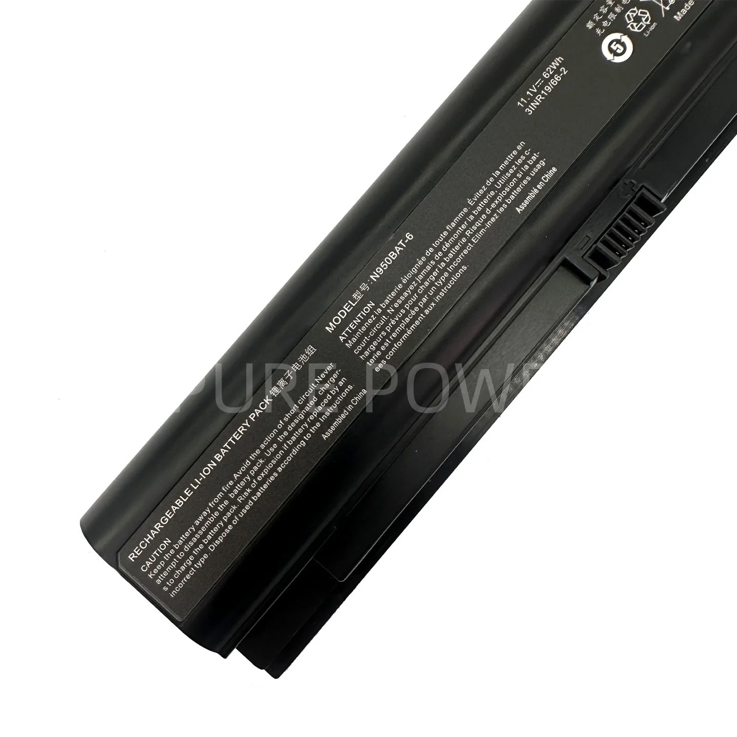New Laptop Battery N950BAT-6 11.1V 62WH 5500mAh High Quality For CLEVO ZX7-CP5G ZX7-CP5S2 ZX7-CP7S2 ZX8-CR5S1