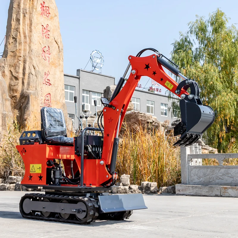 mini excavator small digge micro bagger pelle 800 kg hydraulic excavators for sale 0.8 ton