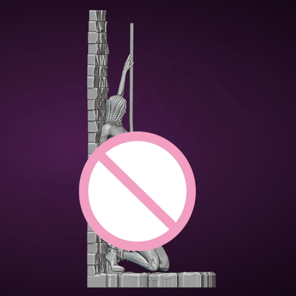 

1/24 Belle Sexy Male Female Slaves Resin Model Figure Toy Craft Unassembled Miniature Reduction Statue Unpainted Kits