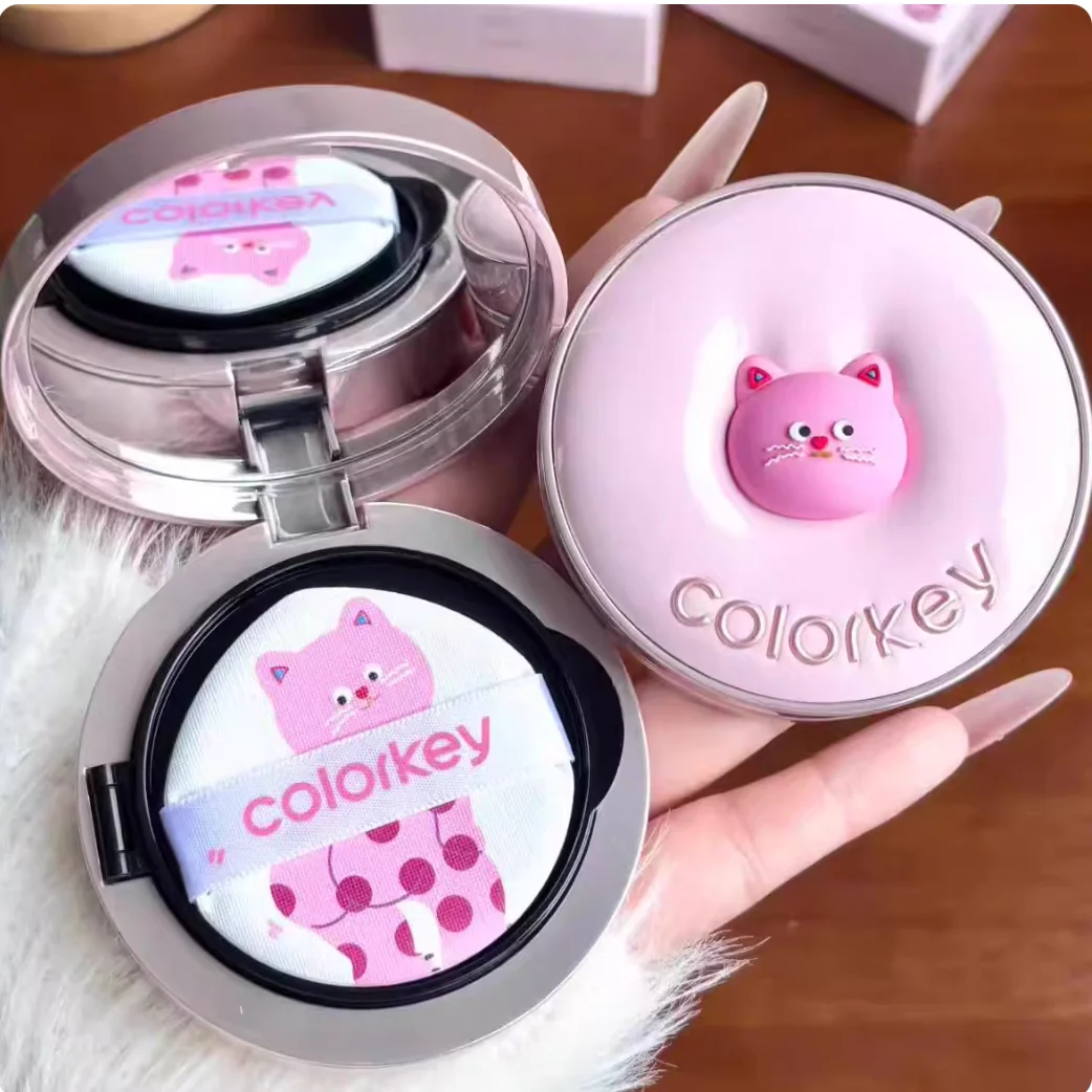 

Крем-основа COLORKEY POKKY MAO SOFT-FOCUS SETTING CUSHION 12 г, матирующий, для жирной кожи, консилер, косметика для макияжа