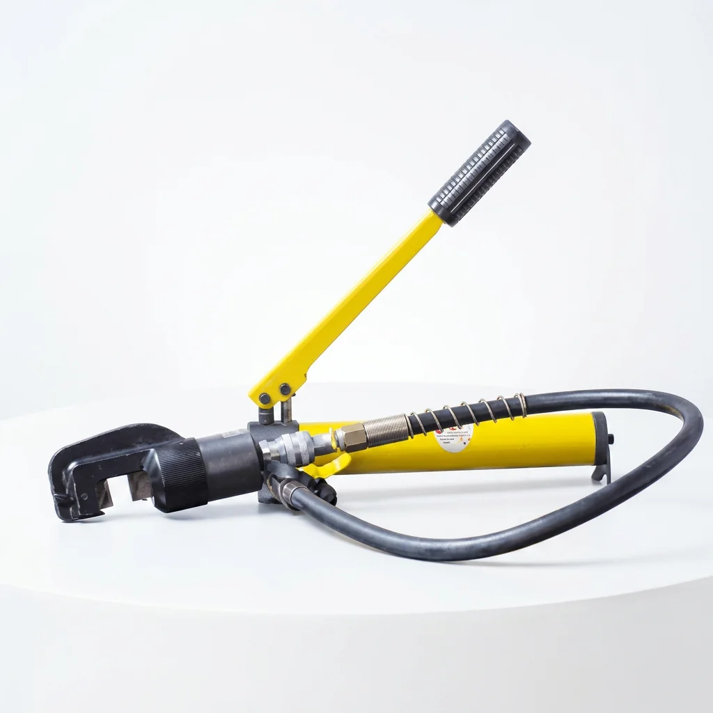 Handheld Hydraulic Rebar Cutter 63MPa Manual Hydraulic Pipes Cutting Tool Portable Steel Bar Cutter for Rescue Operations