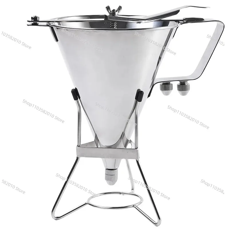 304 stainless steel conical funnel octopus balls funnel jam syrup funnel