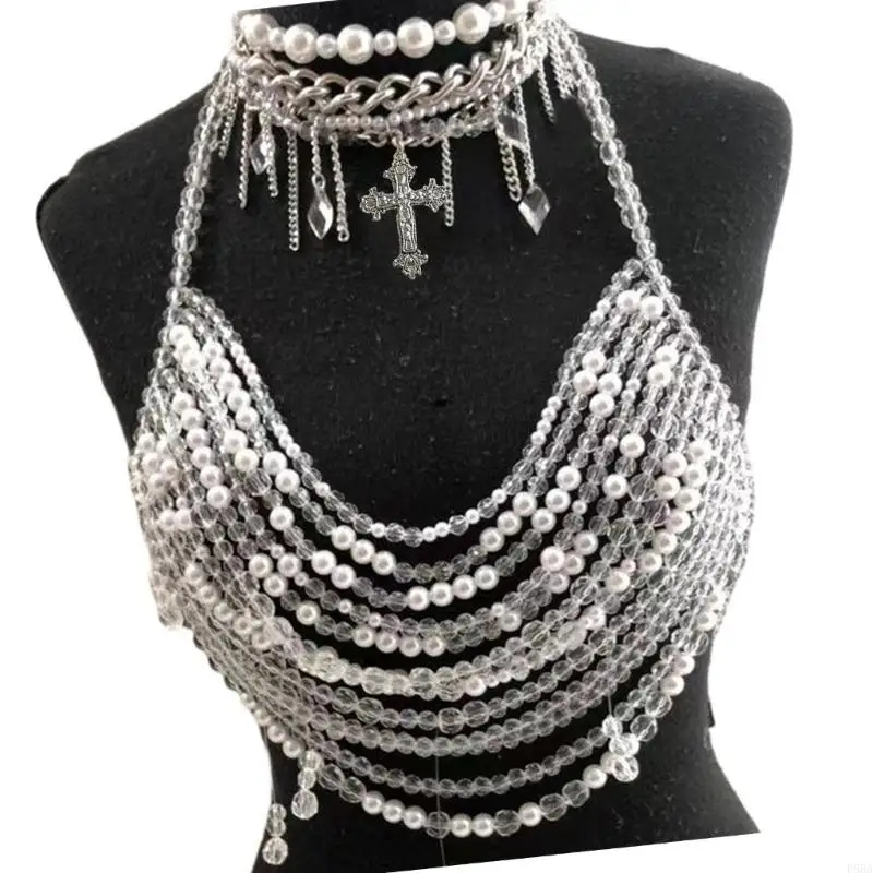P88A Pearls Body Chain