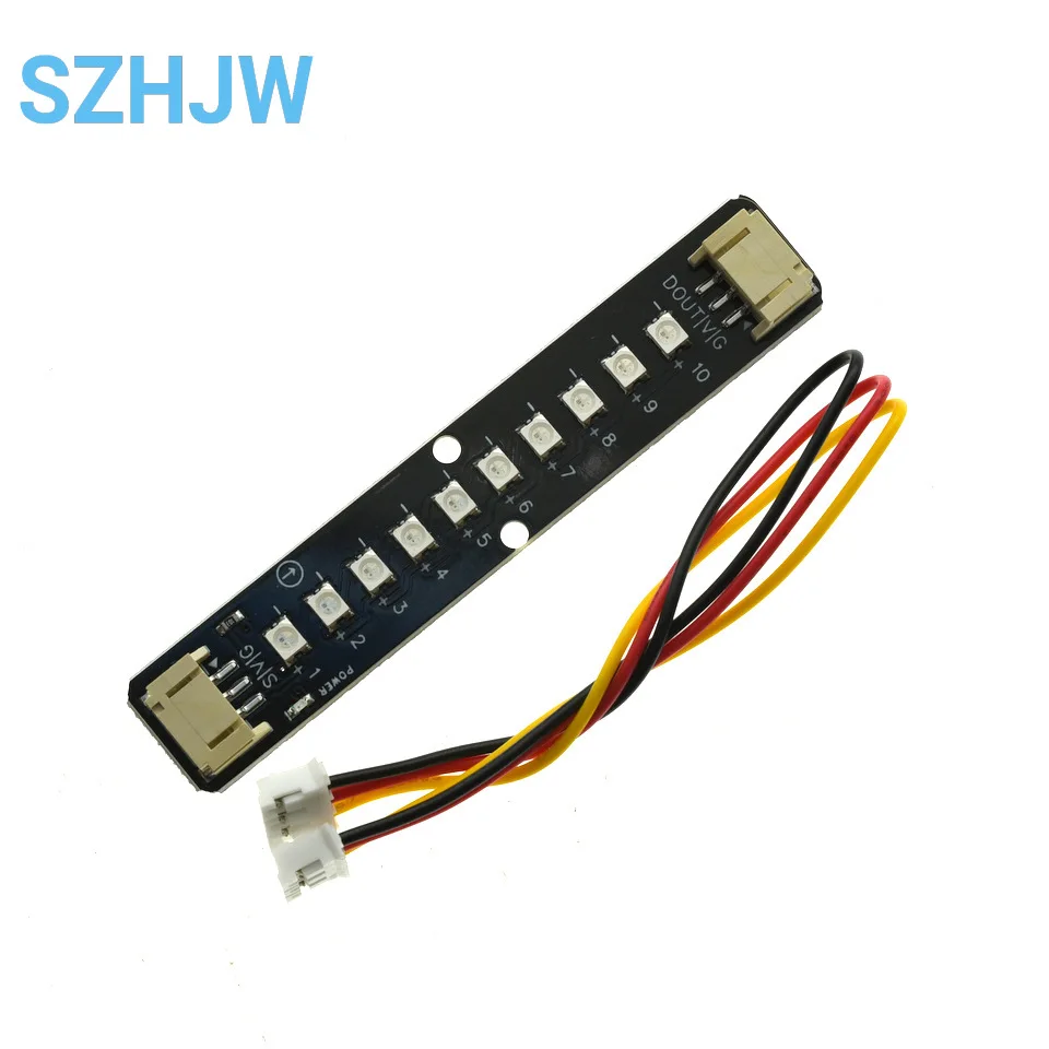 Lampada a striscia LED RGB WS2812B Cintura luminosa programmabile a sette colori che cambia colore 5V compatibile per Arduino Kit ESP32