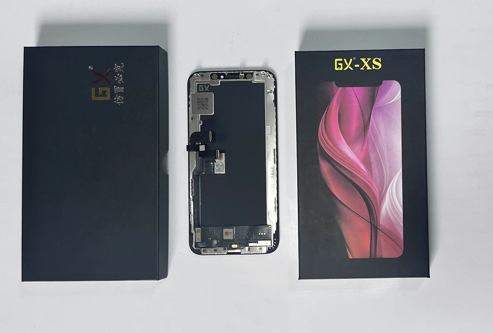 Imagem -02 - Original gx Touch Screen Digitador Assembly Display Oled Nenhum Pixel Morto Peças de Reposição Iphone x xr xs Max 11 12 13 h