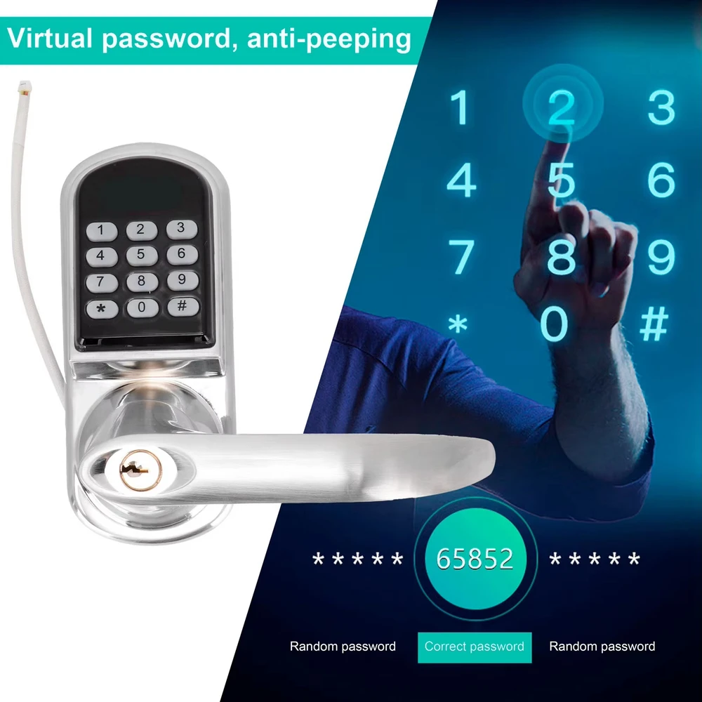 Door Accessories Smart DoorSmart Lock Door Hardware Smart Door Lock Fingerprint Password Electronic Induction Door Lock