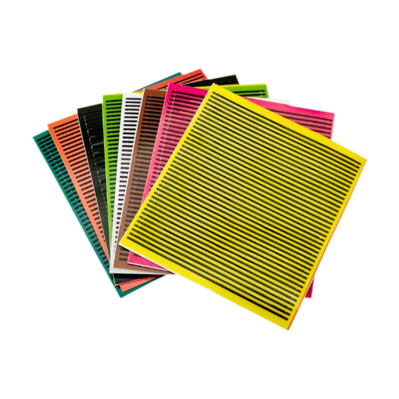 8x Synthetic Peacock Quill Realistic DIY Tying Sticker Fly Tying Materials