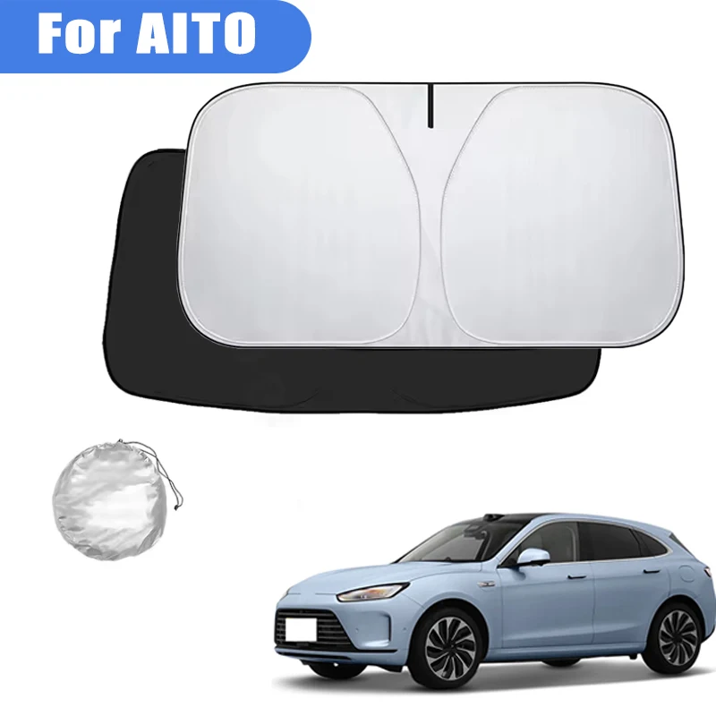 

For AITO M5 M6 M7 M8 M9 Ultra Car Windshield Sunshade Cover Front Window Sun Shade Visor Car Interior Accessories UV Protection