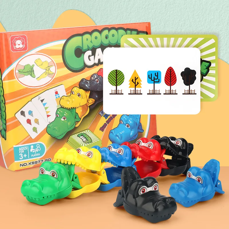 

Children benefit intelligence small crocodile board game parent-child interactive party entertainment board game toys