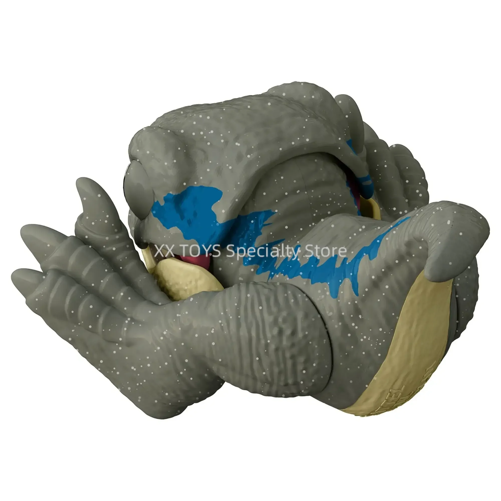 شخصيات ديناصور صغيرة من العالم الجوراسي غير محفورة تشكيلة ديناصور الأصابع T-Rex فيلوسيرابتور ألعاب تفاعلية زرقاء هدايا #3