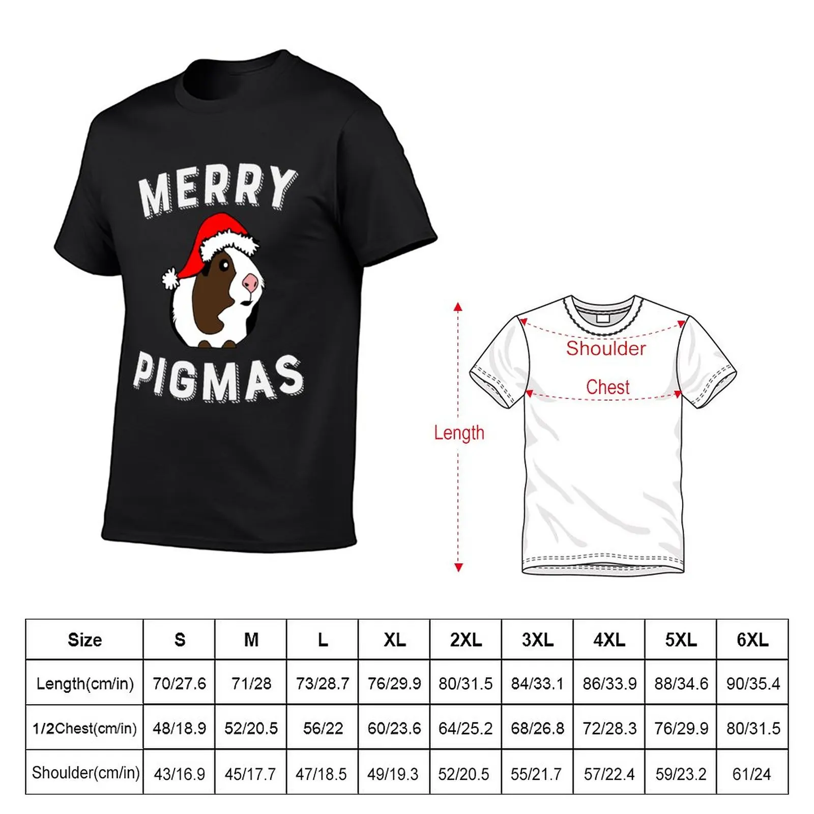 Merry Pigmas, Cute and Funny Guinea Pig Christmas T-Shirt graphics t shirt customized t shirts funny t shirt t shirts for men